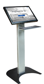 22' Touch Screen Kiosk with Floor Stand